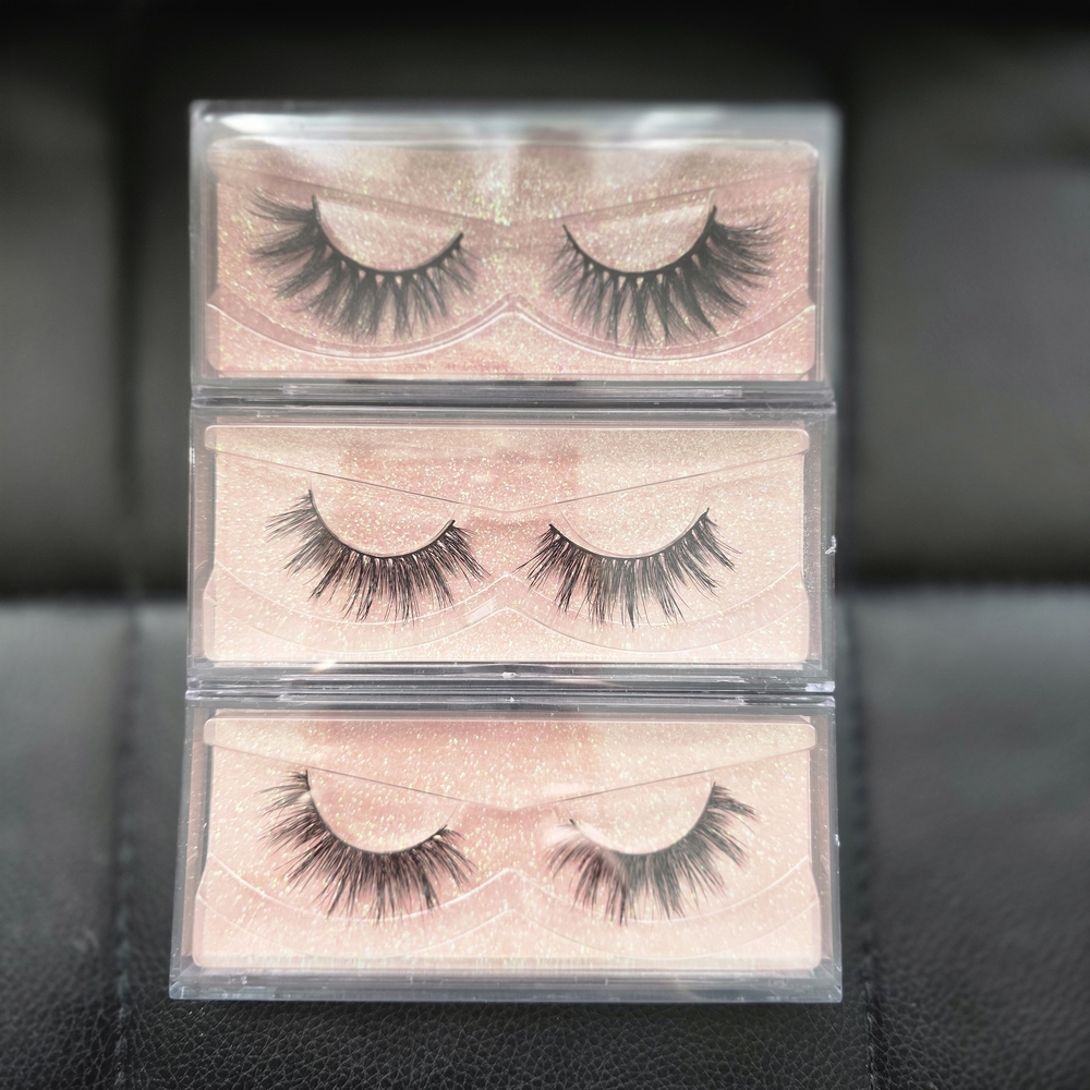 Luxurious Black False Eyelashes Set